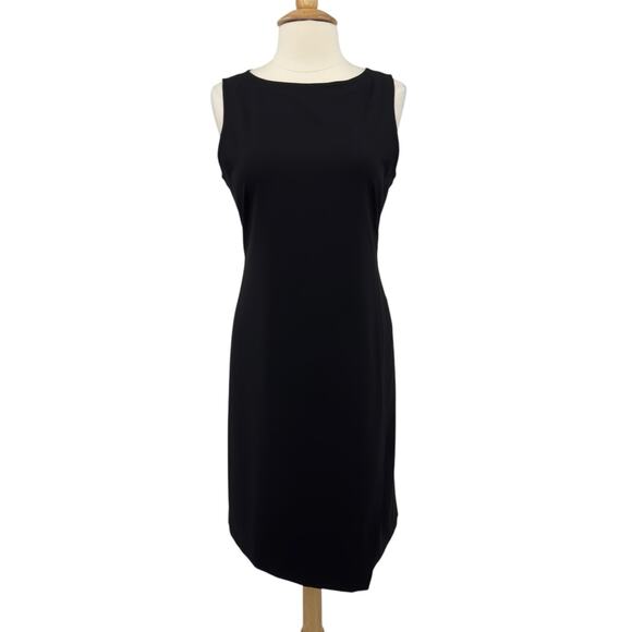 Theory NEW Womens Risbana Good Wool Stretch A-Line Dress Size 12 Black Office - Picture 4 of 16